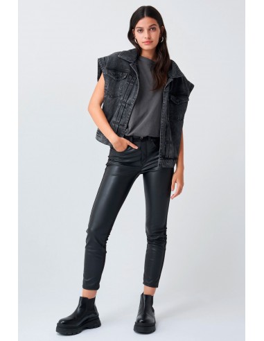 Chaqueta Polipiel Negra – Colet Moda